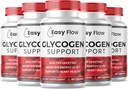 (5 Pack) Easy Flow Glycogen Support Capsules, Premium EasyFlow Glyco Optimizer Formula, Natural Blood Vessel Cleaner, Natural Ingredients (300 cápsulas)