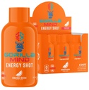 Zapatos de energía del modo gorila (6-Pack) - Zapatos de energía para el enfoque mejorado " Energía, libre de azúcar, acción rápida, fórmula de patentes con vitaminas " extractos naturales (Orange Rush)