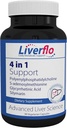 Nutrasal LiverFlo Liver Support PPC Polyenylphosphatidylecholine S-adesnosylmethionine Glycyrrhetinic Acid Silymarin Suplemento Vegetarian Capsules