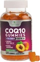 CoQ10 Gummies 100mg - 3X Strength, alta absorción, suplemento antioxidante para la producción de energía de la salud cardíaca, ultra coenzima Q10 Vitaminas, Coq 10 Suplementos, no GMO - 120 CoQ10 Gummies