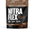 GAT SPORT Nitraflex Milk Chocolate Whey Protein Powder, GLP1 Support, BCAA, EAAs, para la recuperación, Hombres &amp; Mujeres, 2lbs