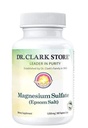 Dr. Clark Store Magnesium Sulfate (Epsom Salt) Capsules for Occasional Constipation Relief and Muscle Support, 1030 mg, 100 Pure Vegetarian Tapioca Capsules