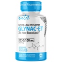 GlyNAC-ET NAC Suplemento N-Acetyl Cysteine Ethyl Ester - 20x Más Bioavailable - Glycine & N-Acetylcysteine Ethyl Ester Anti Aging Suplemento, Boost Glutathione, 60 Capsules - Nutri - 3rd Party Tested