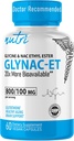 GlyNAC-ET NAC Supplement N-Acetyl Cysteine Ethyl Ester - 20x More Bioavailable Than GlyNAC - Glycine & N-acetylcysteine Ethyl Ester Anti Aging Supplement, Boost Glutathione (60 Capsules)