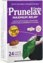 Prunelax Ciruelax Maximum Relief Laxative Tablets with Natural Senna for Occasional Constipation, Senna Extract, Vegan &amp; Gluten-Free, Gentle Overnight Relief - 24ct