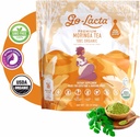 Tea de Moringa Orgánica Go-Lacta – Aumentar el suministro de leche materna – Té de lactancia natural para las madres lactantes – Galactagogia Herbal Libre de Cafeína – Seguro Prenatal – 32 Serviciones