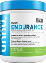 Nuun Hydration Endurance Powder, Lemon Lime, Workout Support,5 Electrolitos esenciales para la hidratación + Carbohidratos, Vegan, Non-GMO, (16 Servimientos - Canister)