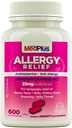 MedPlus Alivio de la Alergia Medicina, 25 mg, 600 Tablets ← Diphenhydramine Hcl ← Antihistamine Silencioso para las alergias al aire libre, Rosa