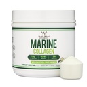 Suplementos de madera doble Pólvora de colágeno marino (1 LB / 16 OZ de Péptidos de colágeno marino de disuelve rápido) Wildcaught, Unflavored, Micronized - Scoop Included, No Fillers (38 Servimientos de 12 gramos cada uno)