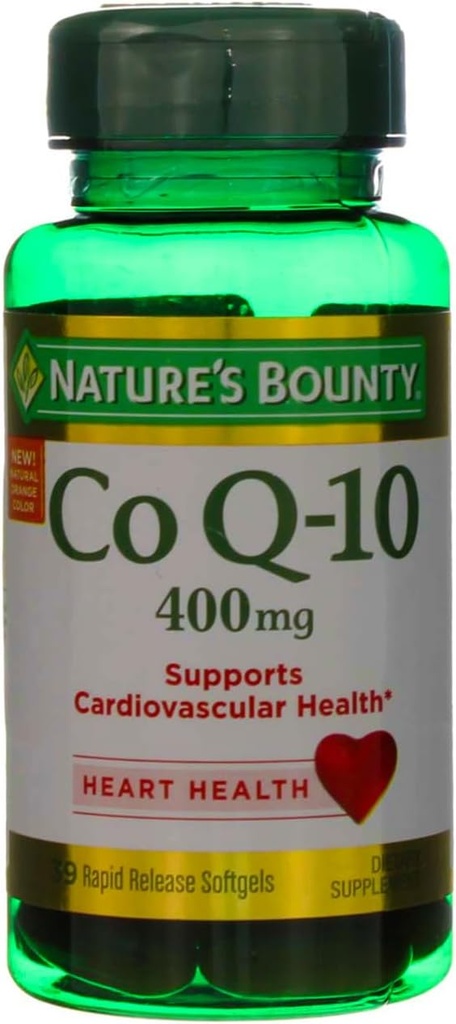 Bounty Cardio Q10, Co Q-10 400 mg Softgels 39 ea (Pack of 2)