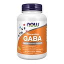 AHORA Suplementos de alimentos, GABA (Ácido gamma-aminobutírico), soporte de neurotransmisores*, sabor naranja, 90 Chewables