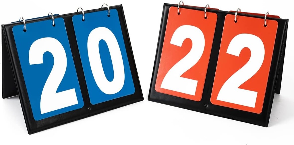 Portable Table Top Scoreboard Flipper, Multi Sports Score Flip Scoreboard Keeper
