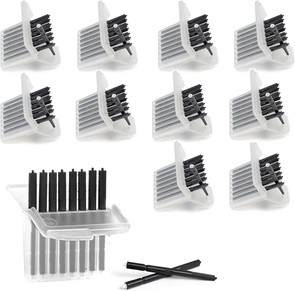 (80 Pcs) Filtros Cerustop Wax Guard para suministros de ayuda auditiva para Phonak, ayuda auditiva Filtros de cera Resound, Widex y Unitron, ayudas auditivas repuestos Kit de limpieza Accesorios Herramienta(10 Packs)