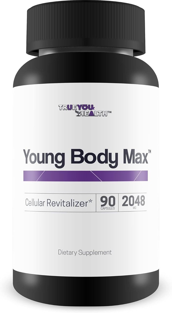 Young Body Max - Suplemento de Revitalizer Celular - Apoyo a la Juventud " Longevidad - Revitalizar, Rejuvenecer, Regenerar - Potent Antioxidant Support for Cellular Energy - Cellular Health Support