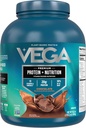 Vega Proteína + Nutrición - 20g Pea Proteína de base vegetal, Chocolate, 30 Servings, Vegan Keto Superfood, Antioxidante-Rich, Gluten Free, Dairy Free, Low Carb, 2.4lbs (Packaging May Vary)