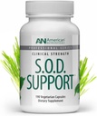 Nutriceuticals estadounidenses – Soporte S.O.D. – 190 cápsulas – Apoyo a la producción natural de dismutas de superóxido – Destruye Radicales libres, soporta la desintoxicación intracelular > Fácil de absorber