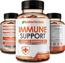 10 in 1 Immune Support Supplement (No Fillers) ← Vitamina C, Zinc, Elderberry, Echinacea, Turmeric, Probióticos ANTERIAInmunity Booster for Multi-System Immune Defense, Respiratory & Gut health ¦60 Day Supply