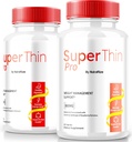 (2 Pack) SuperThin Pro Pills, Super Thin Pro Weight Loss &amp; Balanced Nutrition, Official Keto Formula, Suplemento natural para transformar su cuerpo y salud general, SuperThinPro Review (120 cápsulas)