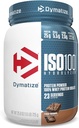 Dymatize ISO 100 Whey Protein Powder con 25g de Hidrolyzed, Fudge Brownie 1.6 libras 25.6 onzas