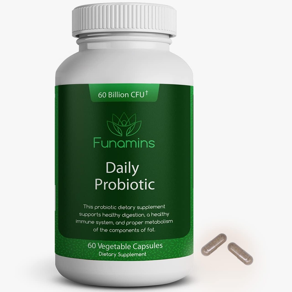 60 Billones CFU Daily Probiotic, Vegan, 10 Strain, 60 Cuenta, Fuerza Profesional, Estudiada clínicamente, Capsules de liberación retrasados, Estante de Estante
