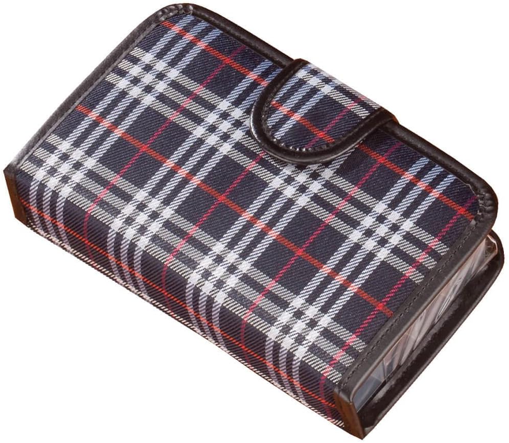 Easy Comforts 14 Day Pill Holder, Travel Case Medication Reminder Pill Box with Detachable Compartments, Plaid
