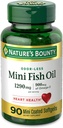 Aceite de pescado Bounty Mini de la naturaleza, 1290 mg, 900 mg de Omega-3, 90 Softgels