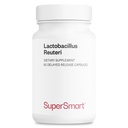 Supersmart - Lactobacillus Reuteri 5 billón CFU por día - Suplemento Probiótico Silencio No Gluten Libre - 60 cápsulas DR