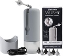 Wush Pro por Black Wolf - The Original Deluxe Water Powered Ear Cleaner with 6 Reusable Replacement Tips by Black Wolf - Safe &amp; Effective for Ear Wax Buildup - Electric Ear Wax Removal Kit (Grey)