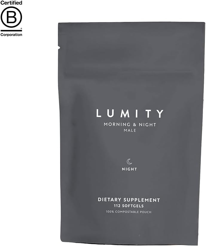 LUMITY Male Advanced Nutritional Supplement Pouches ← Mejorada resistencia, energía, alerta, apoyo inmune &amp; Brain Health