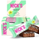 Las barras de proteínas de chocolate de la menta de Nick – Caja de 12 patas de alta proteína, bajas calorías, bajos carbohidratos, amiga de Keto, sin azúcar