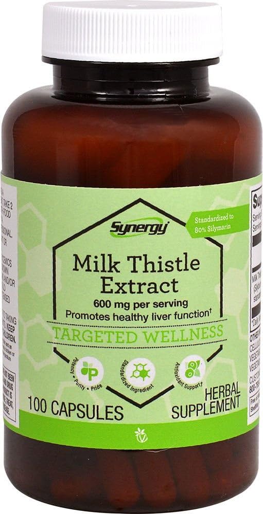 Vitacost Milk Thistle Extract - Normalizado - 600 mg por por porción - 100 cápsulas