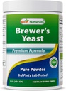 Best Naturals 100% Pure Brewers Yeast Powder - 16 oz - Supports for increased Breast Milk Supply During Breastfeeding, Lactation, Digestive Health