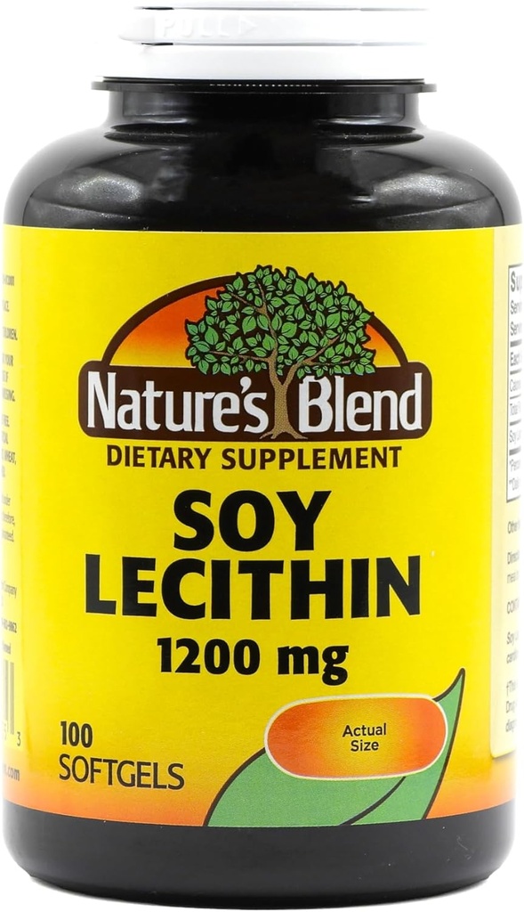 Lecitina Blend de la naturaleza 1,200 mg 100 Sgels