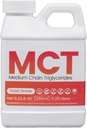 MCT Oil - 250mL (8.33 Oz.) Rendimiento de palma sostenible - USP Food Grade - Non GMO - Halal - para la nutrición deportiva, Keto o Paleo Diet, Energía limpia, Extractos