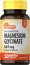 Sundance Magnesium Glycinate Capsules TEN 665 mg TEN 50 Píldoras de liberación rápida TENIDO NO GMO Y Gluten Suplemento gratuito
