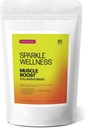 Sparkle Wellness Muscle Boost (Mixed Berry) [30-Serves] Silencio Collagen Supplement Powder with Hydrolyzed BODYBALANCE Collagen Peptides & Buffered Vitamin C  Mejora la composición corporal