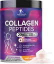 Colágeno Péptidos Polvo para Hombres Mujer - Hidrolyzed Tipo 1 & 3 Colágeno Polvo " Ácido Hialurónico - Apoyo Vital para el cabello, la uñas, la piel, el hueso " Salud Conjunta - Cero Azúcar, Desarmado - 28 Servimientos