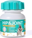 Conejo de apoyo conjunto, 200 Tablets, Apoyo antiinflamatorio para conejos con Glucosamina, Condroitina y MSM, Alivio de Dolor Conjunto, Promover el crecimiento del cartílago, Fórmula de ciencia aprobada por Vet
