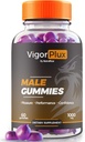 NutraRize Vigor Plux, VigorPlux Male Gummies, VigorPlux Gummies para hombres, suplemento natural para soportar el rendimiento general y la confianza, Comentarios oficiales de la Fórmula Gummy (60 Gummies)