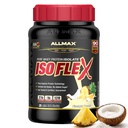 ALLMAX Nutrition ISOFLEX Whey Protein Isolate, Pineapple Coconut - 2 lb - 27 Gramos de Protein Por Scoop - Zero Fat & Sugar - 99% Lactose Gratis - Gluten Free &amp; Soy Gratis - Aproximadamente 30 Servimientos