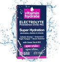 Vitamina Hydrate Electrolyte Powdered Drink Mix, Super Hydration, Boost Stamina & Fights Fatigue, Bursting with Electrolytes, Vitamins & Minerals, 0 Sugar, Berry Splash, 10 Stick Packs