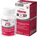 Hemeboost 11.6mg (232mg Heme Iron) I 60 Tablets ← High Potency Natural Iron Supplement I High Absorption > Gentle on Stomach I Iron Pills for Adults &amp; Safe for Use in Pregnancy