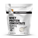 ¡Es sólo! - Concentrado de proteínas 100% Whey, Hecho en EE.UU., hormona rBGH/RBST gratis, Premium WPC-80, No hay sabores añadidos o dulces artificiales (3 libras, sin sabor)