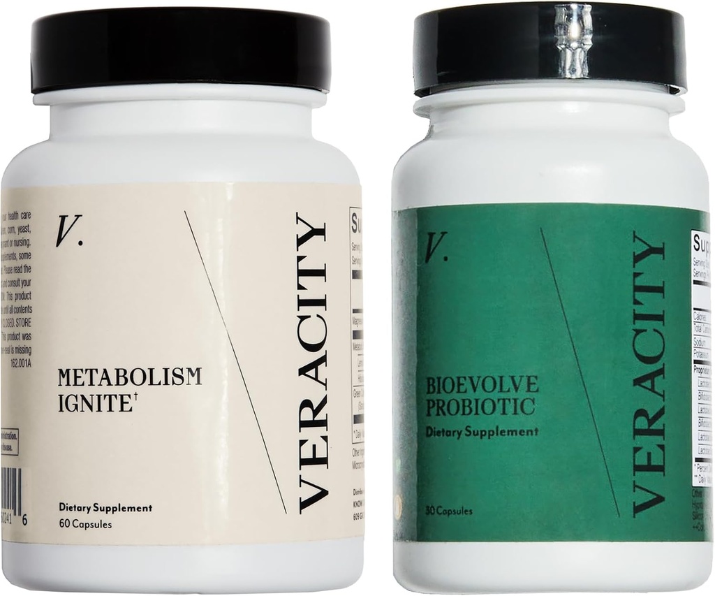 Veracity Ignite " Bioevolve Probiotic - Boosts GLP-1 to Curb Hunger, Natural Metabolic Support, Gut Health - Clinically Studied Hunger Management GLP Suplemento para hombres y mujeres