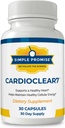 CardioClear7 - Coenzyme Q10 (CoQ10) 100mg and PQQ 10mg Heart Health Supplement with Shilajit - Supports Circulation, Cellular Energy & Cardiovascular Health - 30 Capsules