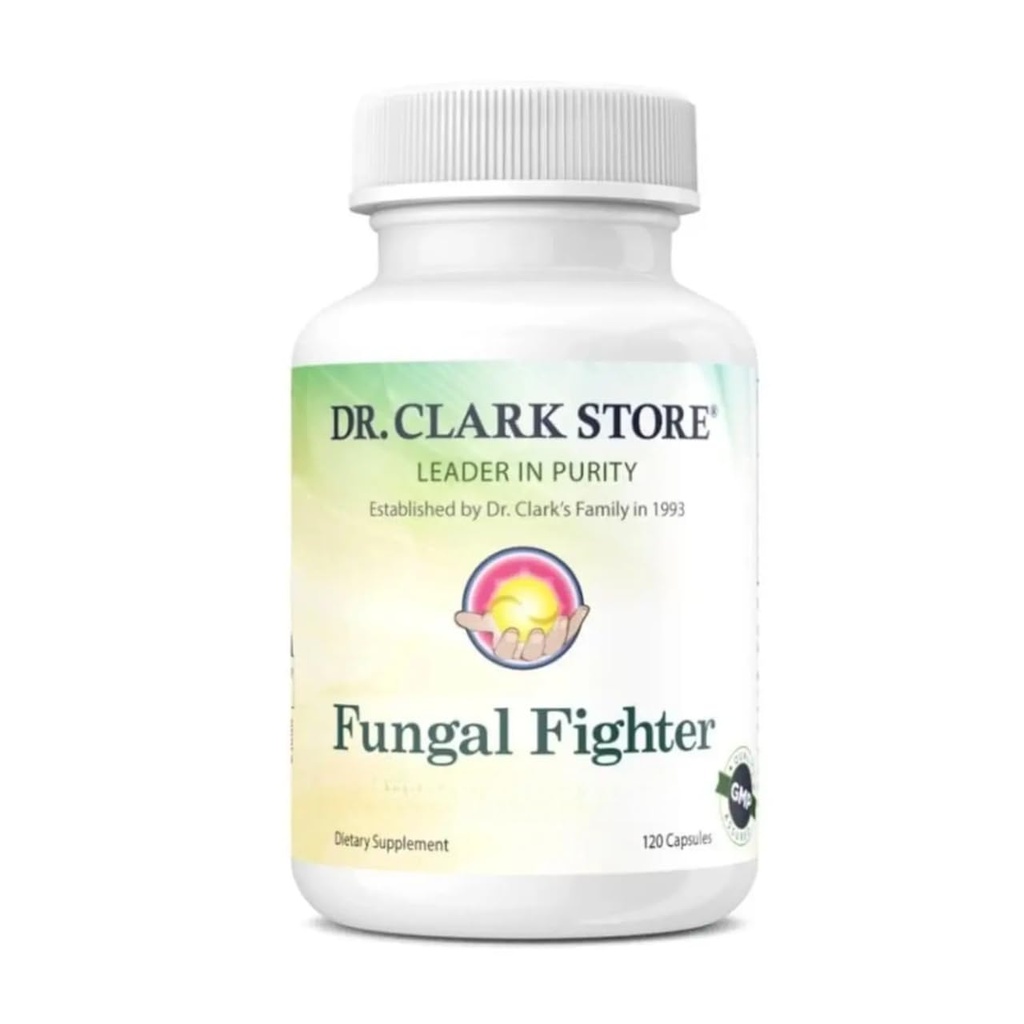 Dr Clark Store Fungal Fighter – 120 Capsules, Supports Healthy Fungal Balance & Immune System Support