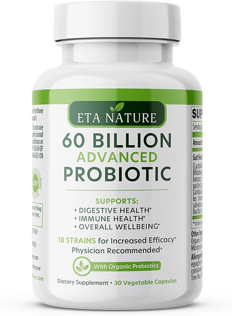 Probióticos avanzados para hombres - Probióticos para Salud Digestiva, Apoyo Gut e Inmunidad