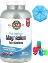 Hecho para KAL, Magnesio, Fully Chelated, Alta Absorción, 270 Tabletas + 1 Mini Caja de Pill para 7 Días