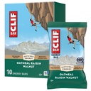 CLIF BAR - Energy Protein Bars - Oatmeal Raisin Walnut - Hecho con avena orgánica - Bares de energía - Non-GMO - (10 Pack)