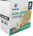 KinGrip Tubular Elastic Support Bandages by Kinship Comfort Marcas Tubular Bandage Protects Fragile Skin Latex-Free Wound Care for Edema and Lymphedema Support ← Made in USA ← Tamaño C 2.75”x10 MTR